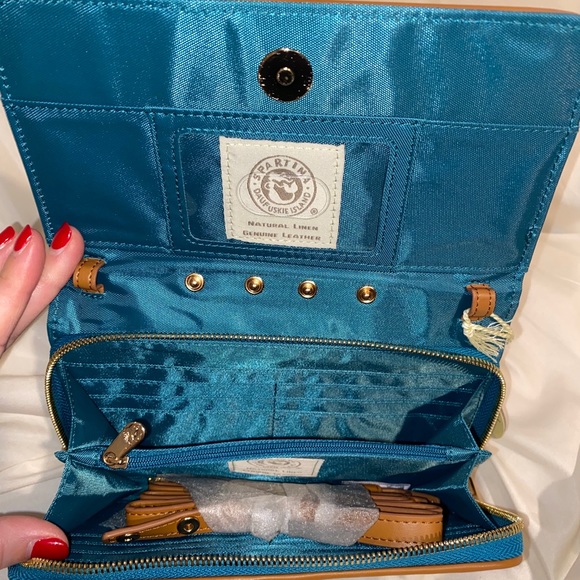NWT Spartina Mareena Clutch Wallet Crossbody - Picture 6 of 6